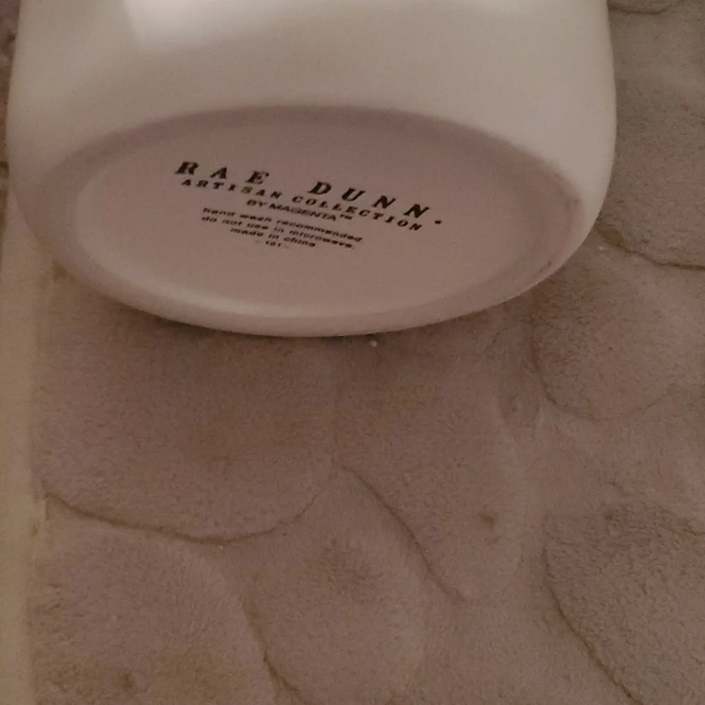 - Rae dunn boxed ceramic canister white